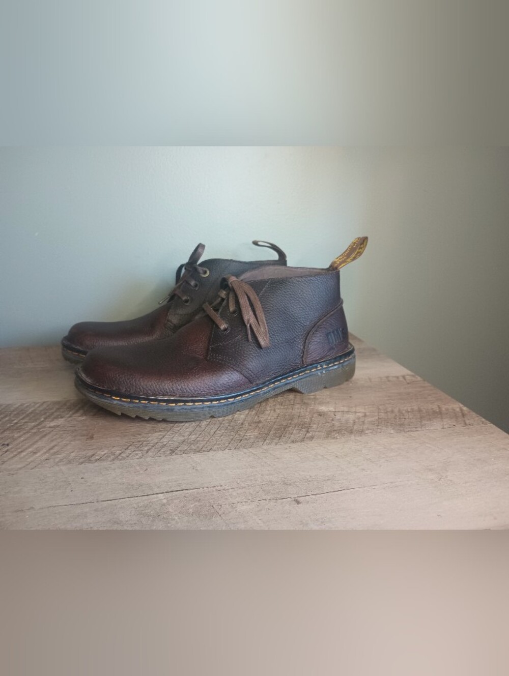 Dr Martens Sussex Bear Track Leather Chukka Boots Mens 10 Brown Industrial